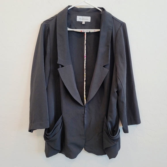 Daniel Rainn Jackets & Blazers - Daniel Rainn Open Front Black Blazer Jacket Women's Size 1X